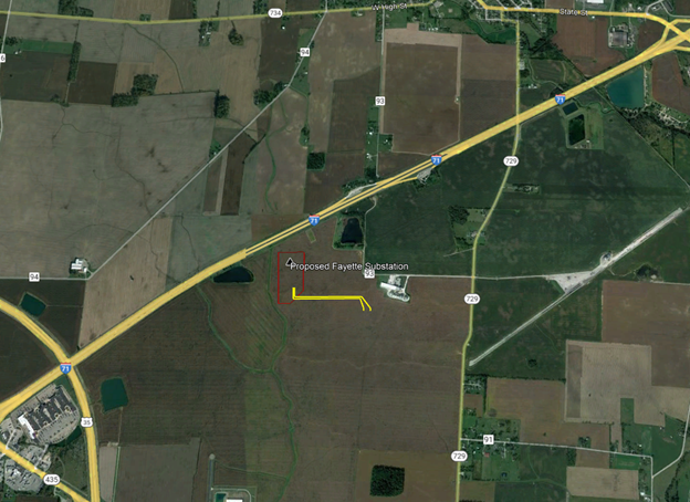 Fayette-Ohio-Substation-Map