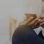People - Woman using a phone
