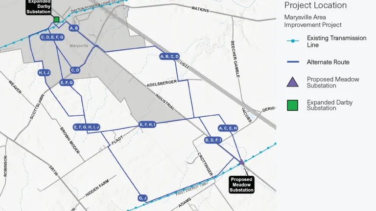Marysville area improvement project overview