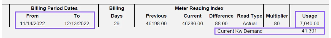 commercial bill calculator image
