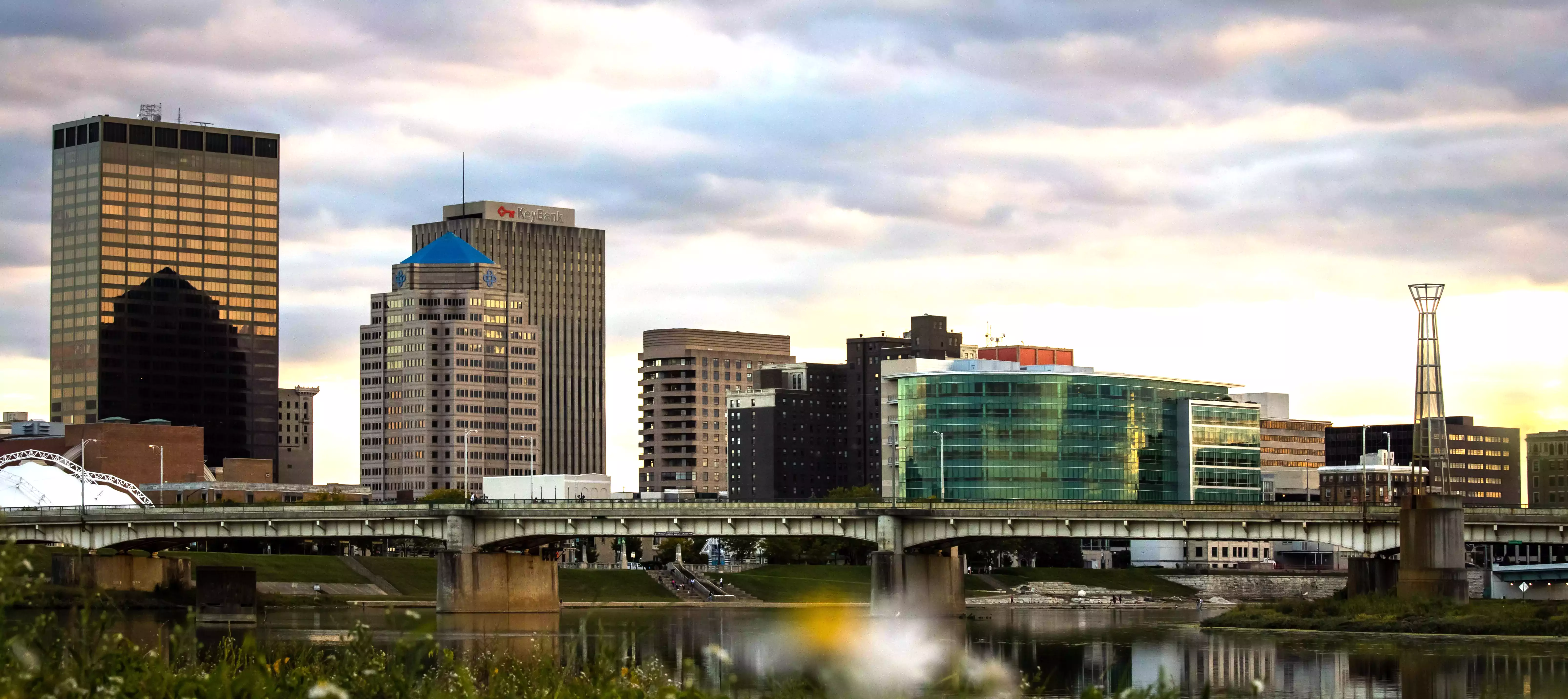 Dayton Ohio image of downtown buldings