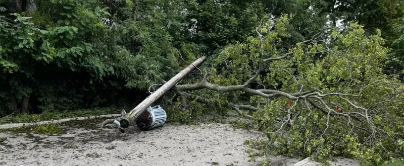 Hurricane Helen 1 (Broken Power Line) AES Ohio